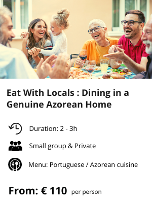 Eat with locals Azores